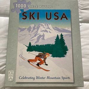 1000 piece puzzle - "Ski USA"